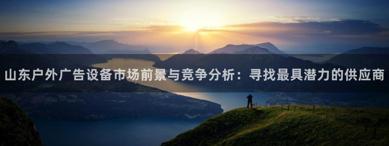 杏宇官方平台官网：山东户外广告设备市场前