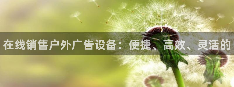 杏宇平台好吗：在线销售户外广告设备：便捷