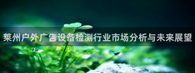 杏宇平台怎么样知乎：莱州户外广告设备检测